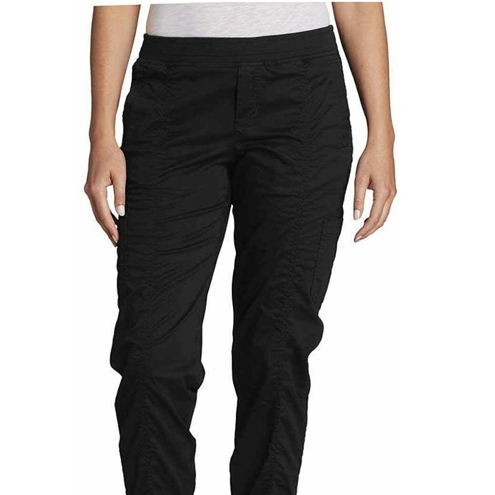 Eddie Bauer Womens Laid Back Twill Jogger Pants - Picture 6 of 8